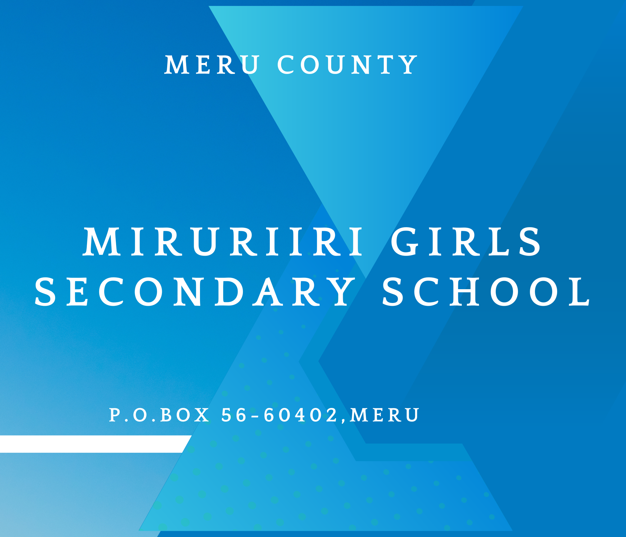 Miruriiri Girls Secondary School