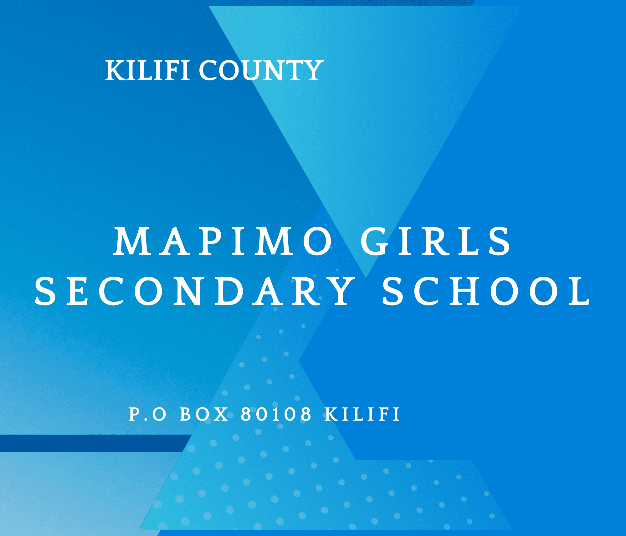 MAPIMO GIRLS SEC SCHOOL